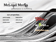 Tablet Screenshot of mcleanmedia.net